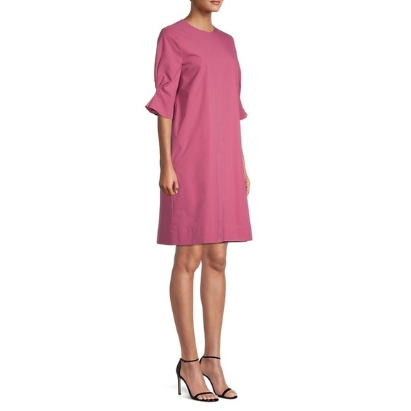 NWT Kay Unger Daytime Linda Sheath Dress Berry Sorbet - Size 8 - Picture 3 of 8